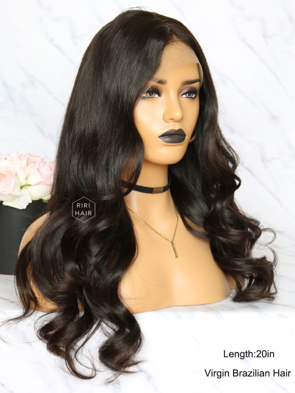 Loose Wavy 13X6 Frontal Wig Virgin Human Hair [RHW05 