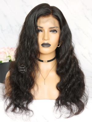 Natural Wave Virgin Brazilian Human Hair 360 Frontal Wig [360W02]