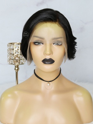 Pixie Cut Short Bob Wig  Indian Virgin Human Hair [RBW14]