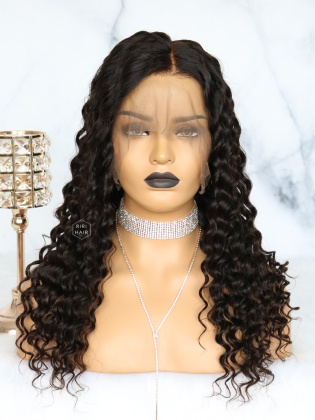 Black Curly 360 Wig Virgin Brazilian Hair [360W09]