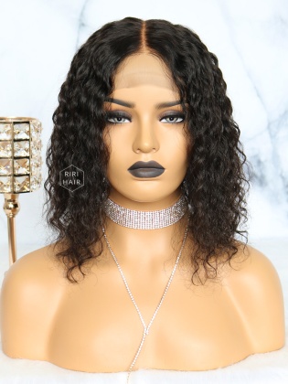 Messy Curly Bob Wigs Virgin Human Hair [RBW17]