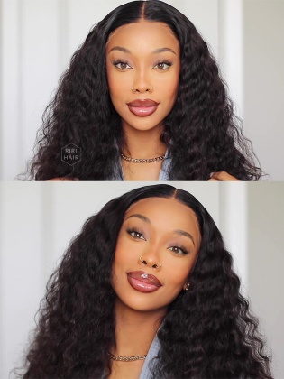 13X6 Frontal Wig Deep Wave Virgin Human Hair [RHW04]